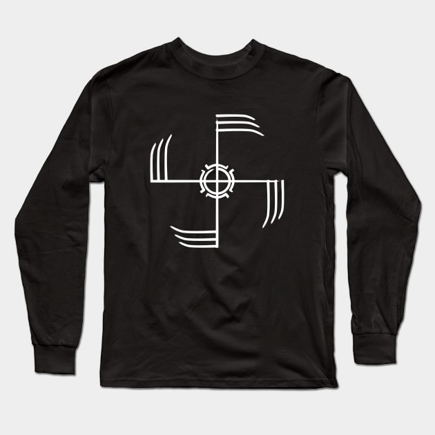 Ginfaxi Galdrastafir | Icelandic Magical Staves Long Sleeve T-Shirt by Time Nomads